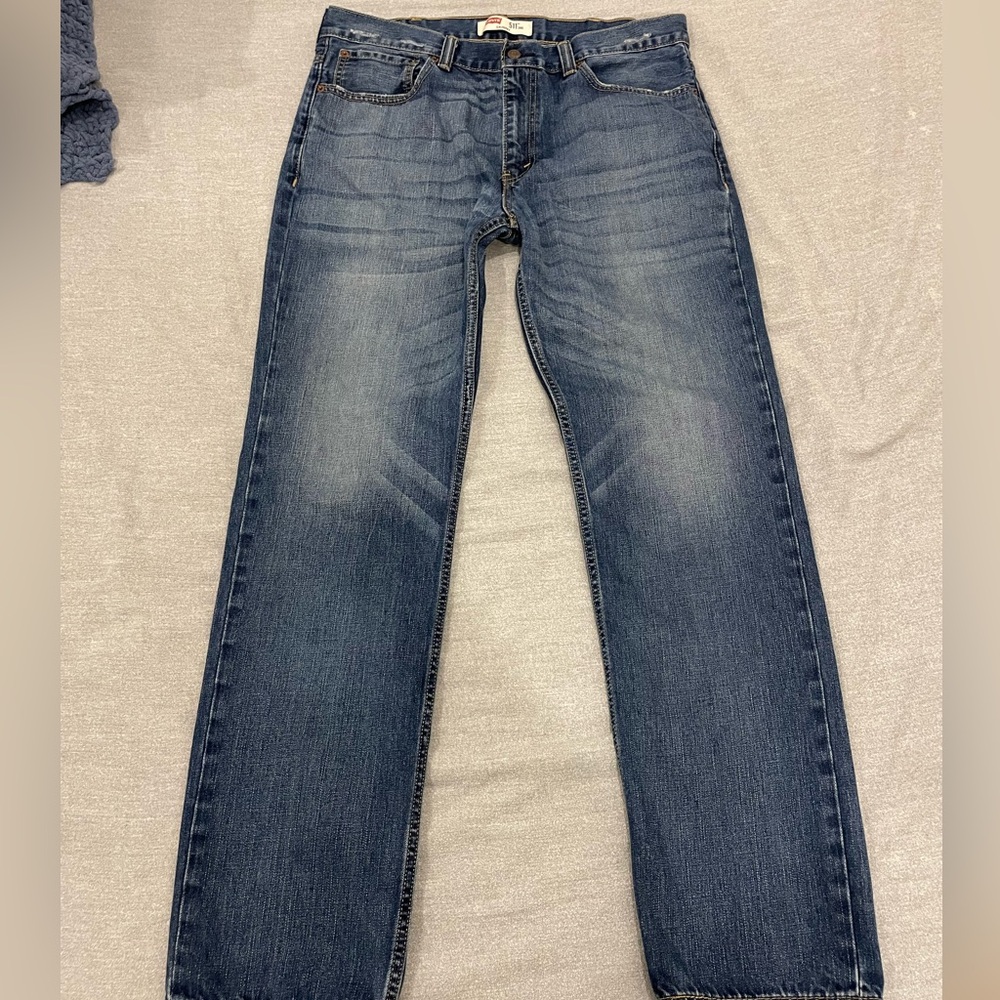 Levi's Men’s 511 38x32 Dark Wash Jeans